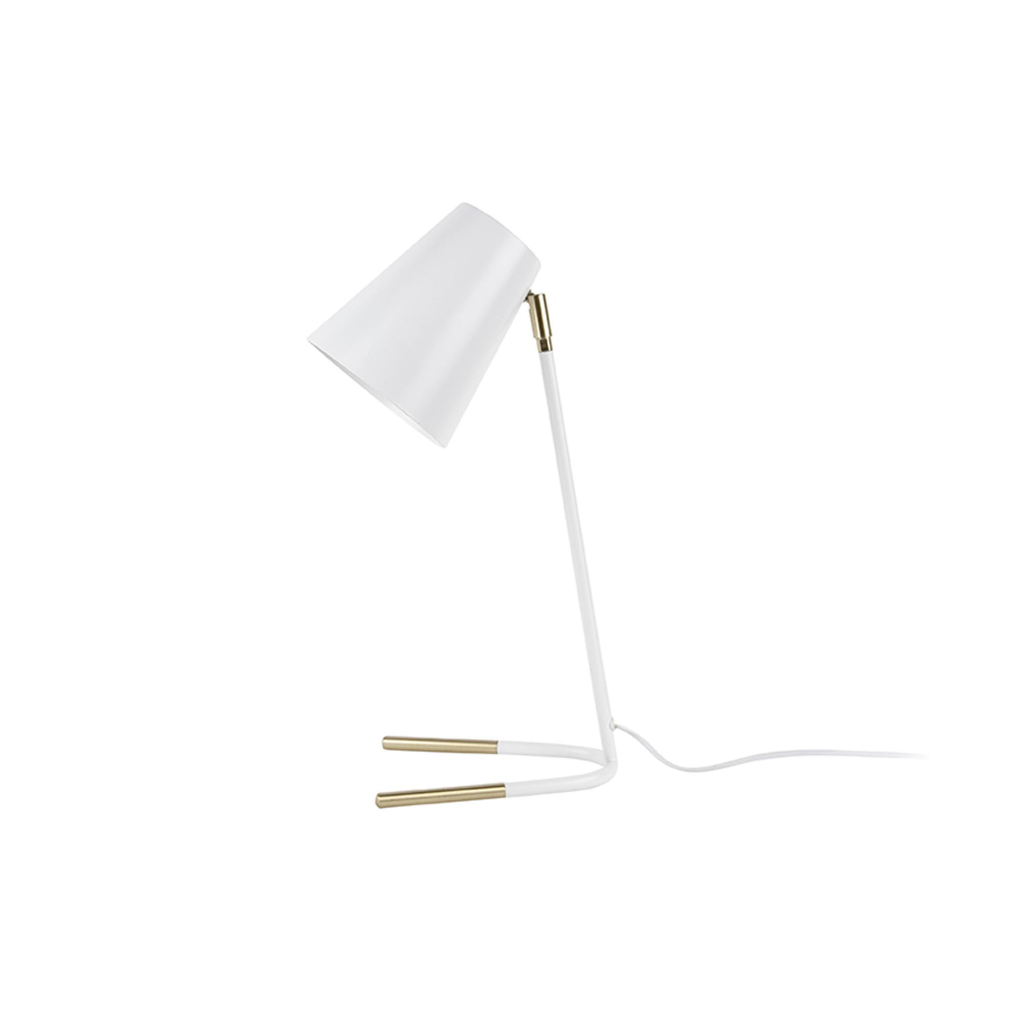Leitmotiv Tischlampe Weiß 15x46x15 cm