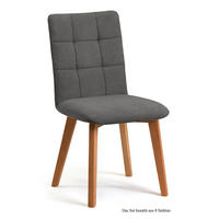 ESSZIMMERSTUHL (8er-Set) Dareen 47x91x60 Eiche geölt/Grau - Eichefarben/Grau, Kunststoff (60/91/47cm) - 58aufmkessel