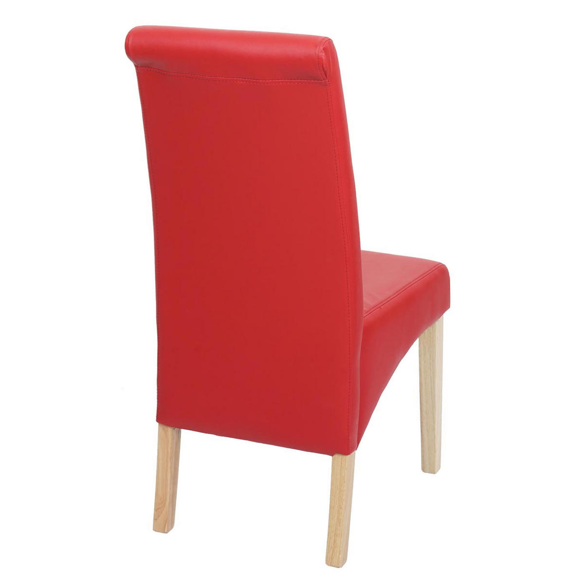 ESSZIMMERSTUHL Rot 2er-Set - Rot, Textil (46/99/50cm) - MCW