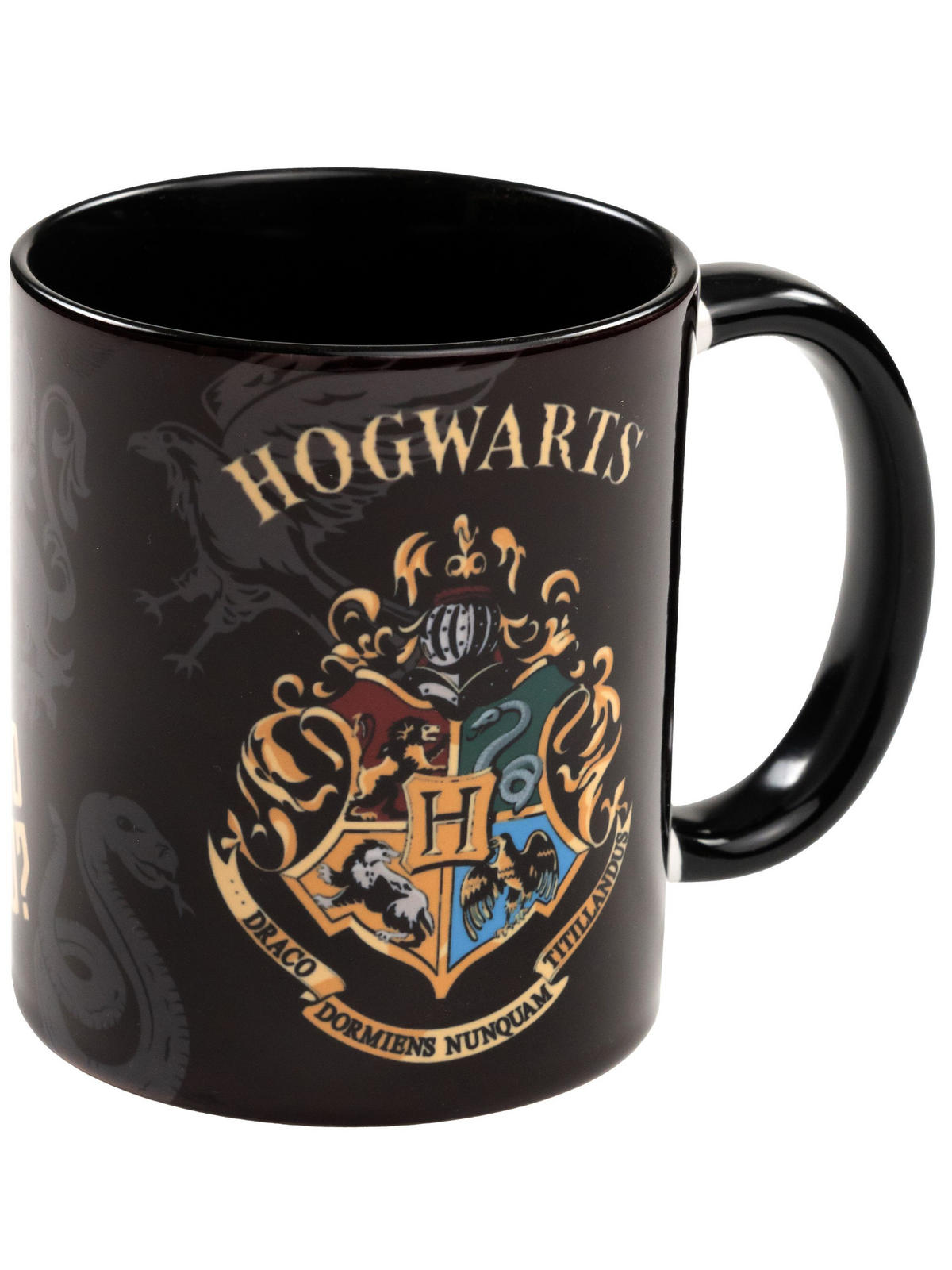 KAFFEEBECHER Harry Potter Hogwarts Sorting Hat Schwarz 320 ml - Schwarz, Keramik (0.32L) - United Labels