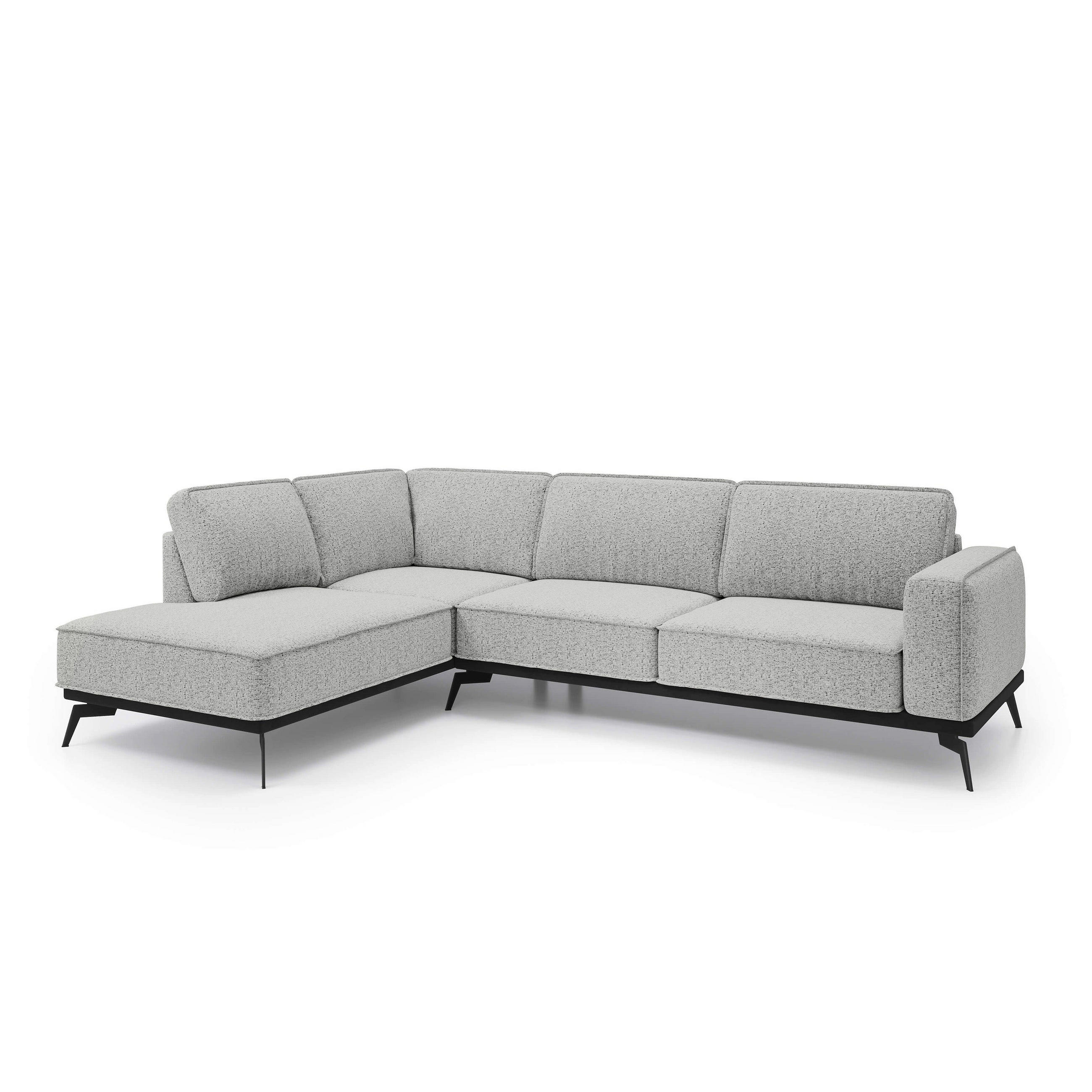 Pillovely Ecksofa Mehrfarbig 293x90x200 cm