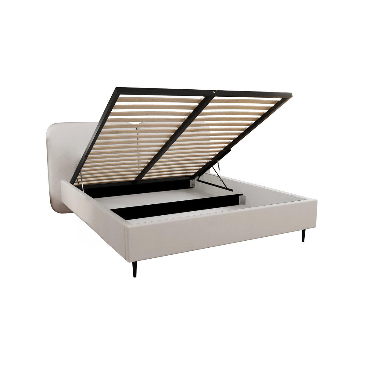 BOXSPRING KREVET 160/200 Luz Bijeli - bijela, drvo (160/200cm) - Petits-meubles