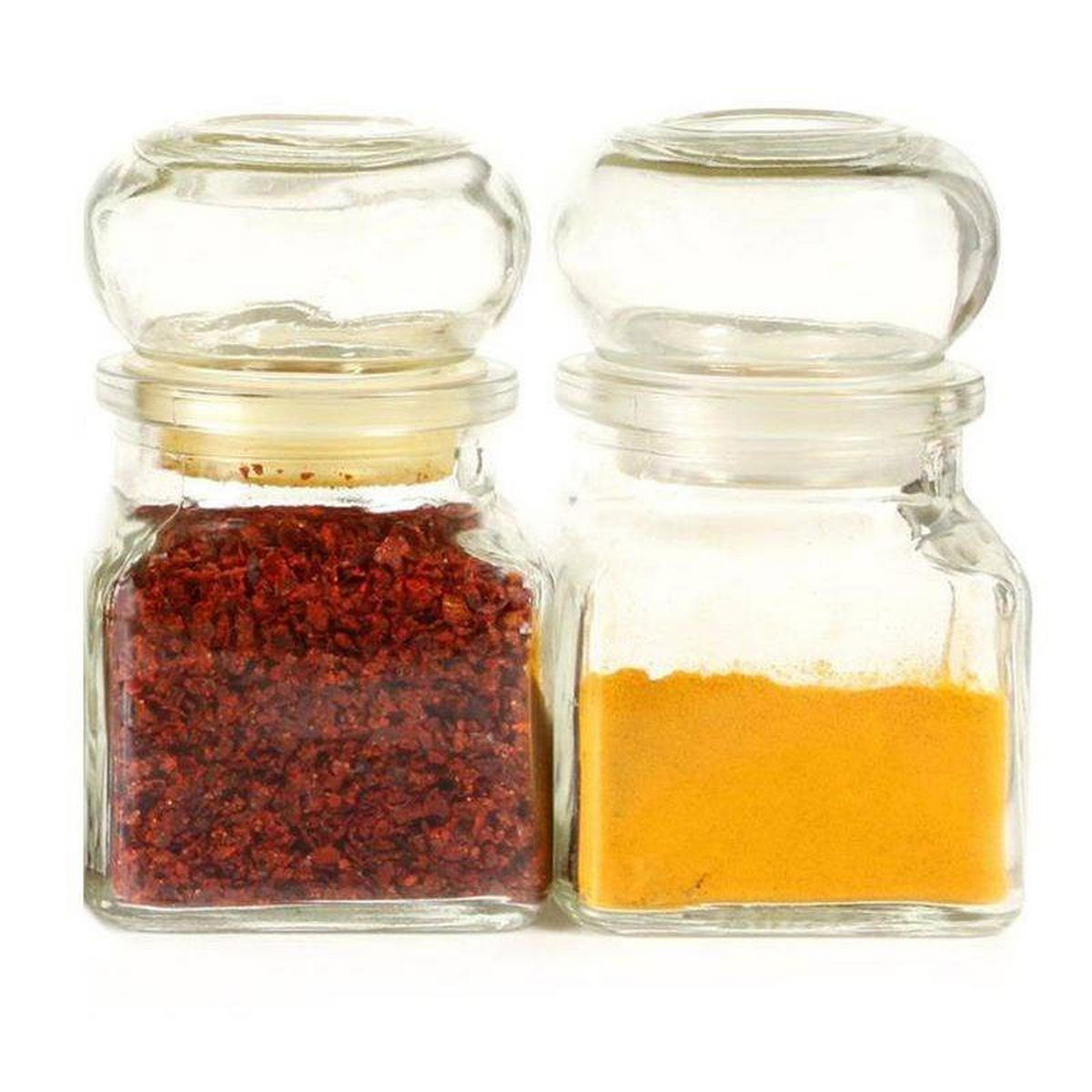 GEWÜRZGLAS hermetisch 120 ml Transparent - Transparent, Glas (5.5/9/5.5cm) - Orion 