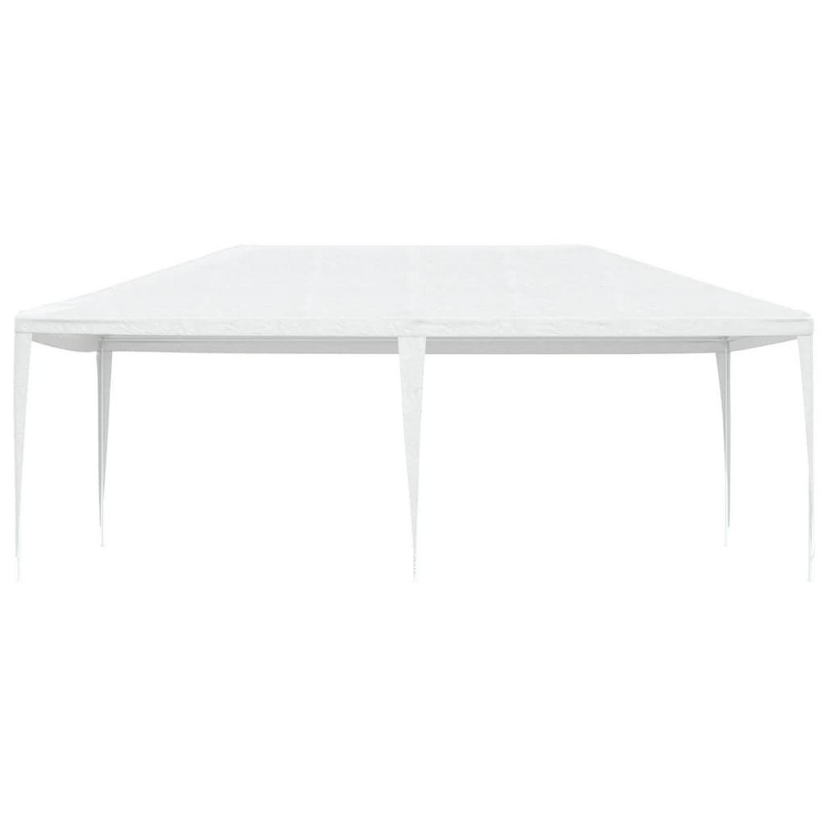 PARTYZELT 4/6 M Weiss - Weiß, Kunststoff (600/270/400cm) - vidaXL