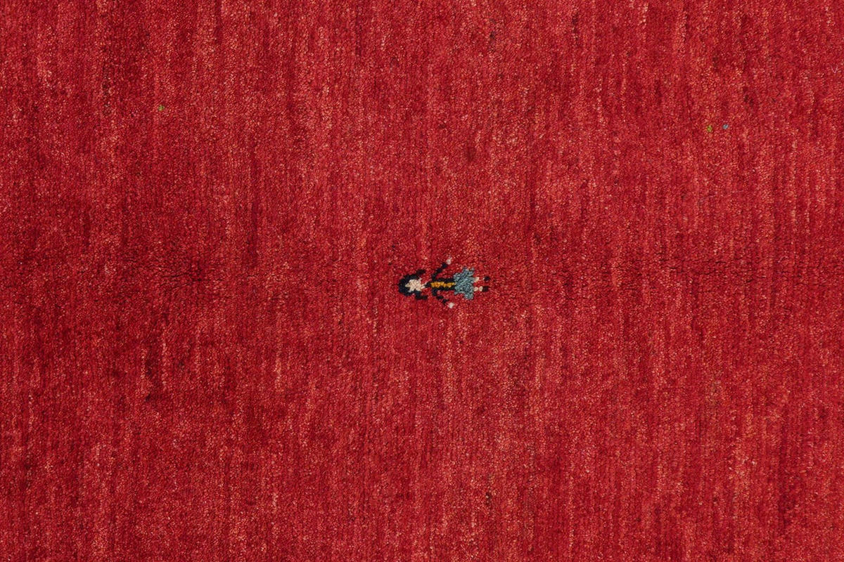 GABBEH-TEPPICH handgeknüpft Rot 240/169 cm Schurwolle - Rot, Textil (169/240cm) - Looma