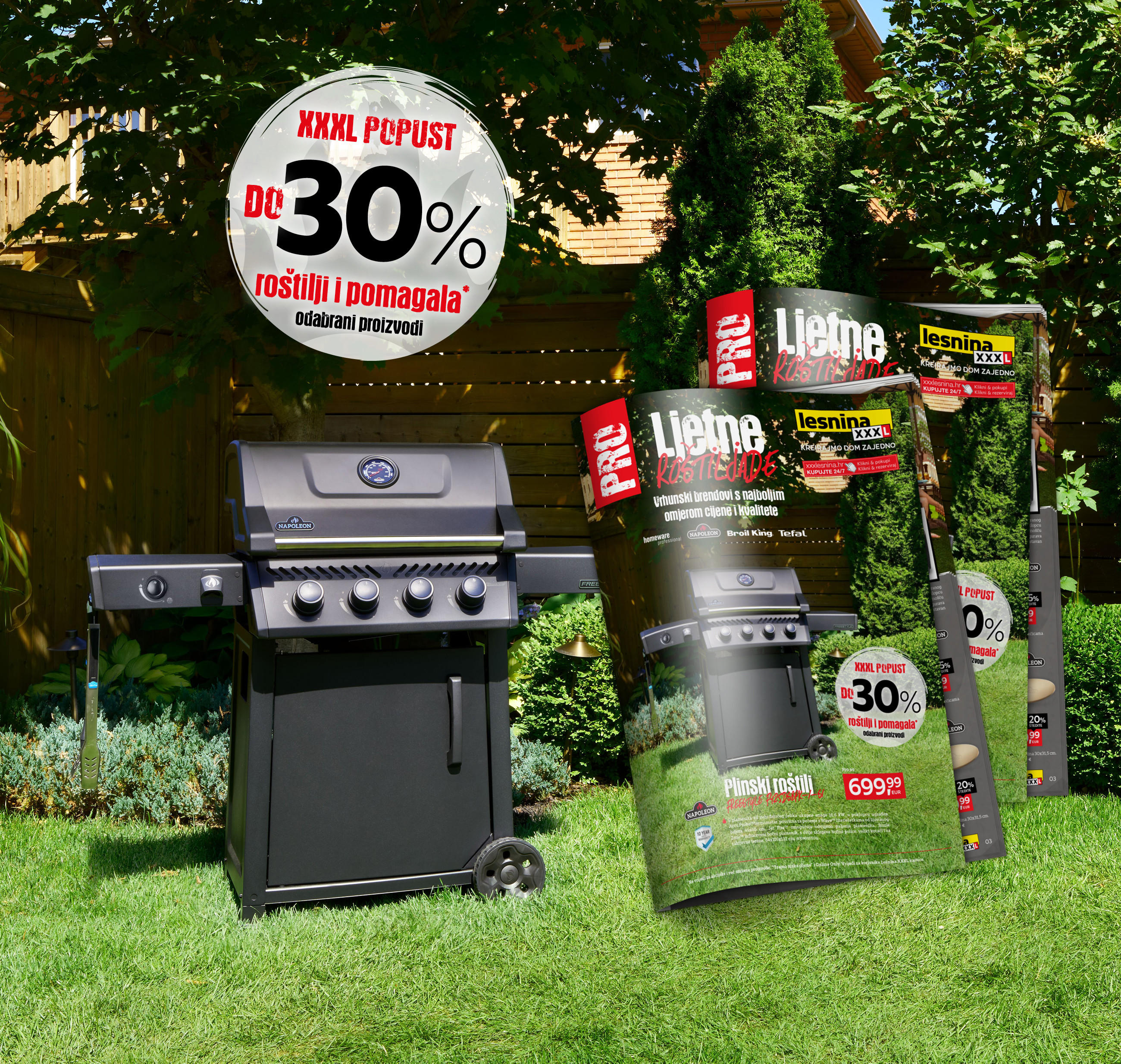 XXXL POPUST Do 30% roštilji i pomagala* odabrani proizvodi