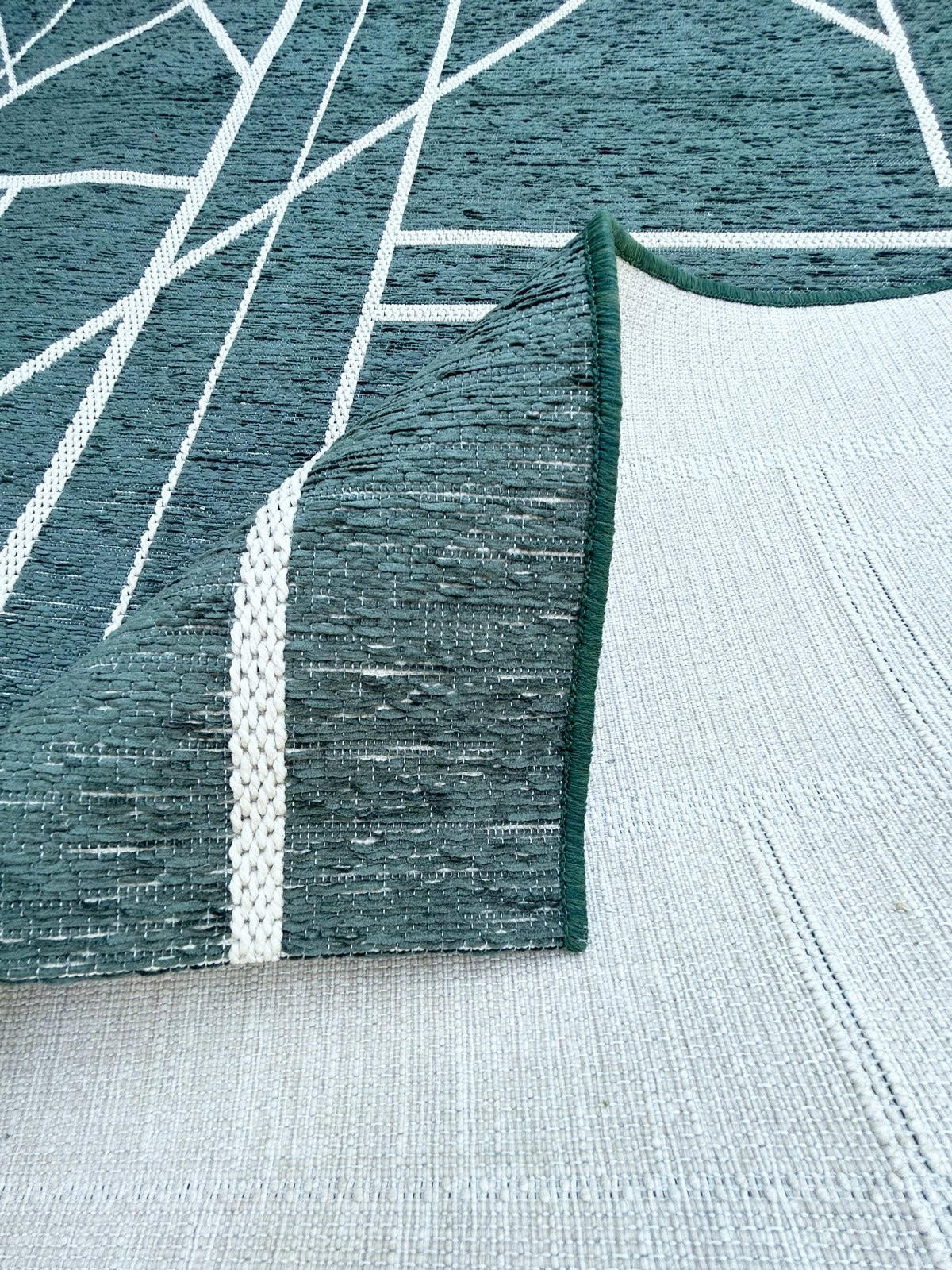 TEPPICH für Innen und Außen grün - Grün, Textil (160/230cm) - AFK Living