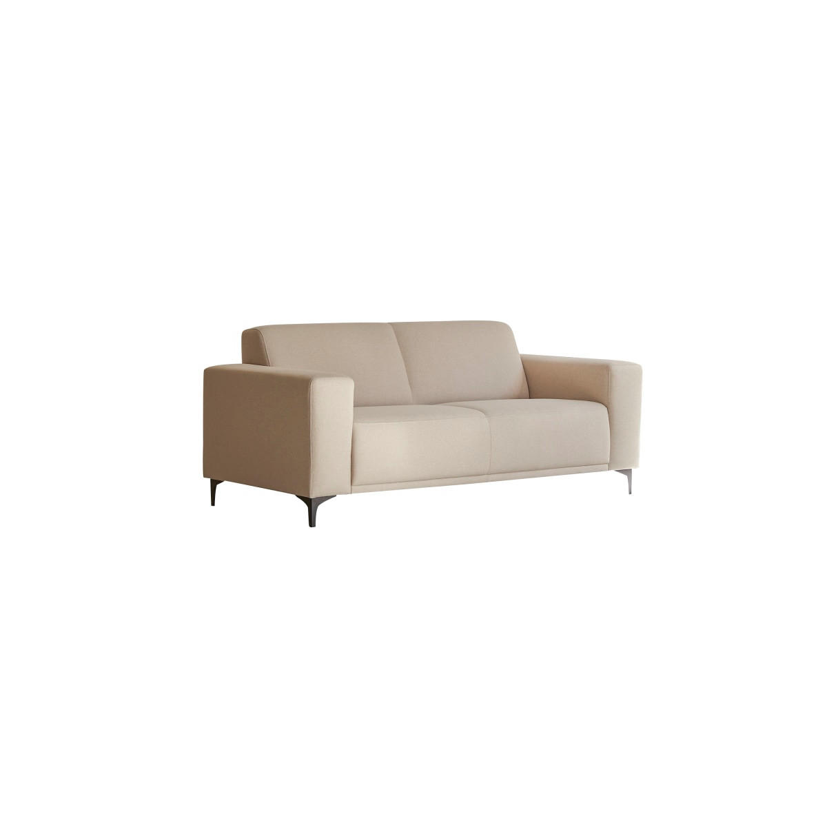 SOFA Lars Beige aus Stoff - Beige, Textil (194/80/90cm) - Tikamoon
