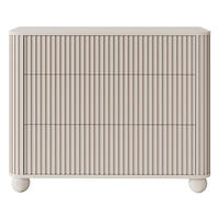 KOMMODE Arvello Greige 93 cm - Taupe, Holz/Holzwerkstoff (93.2/83.8/38cm) - Selsey