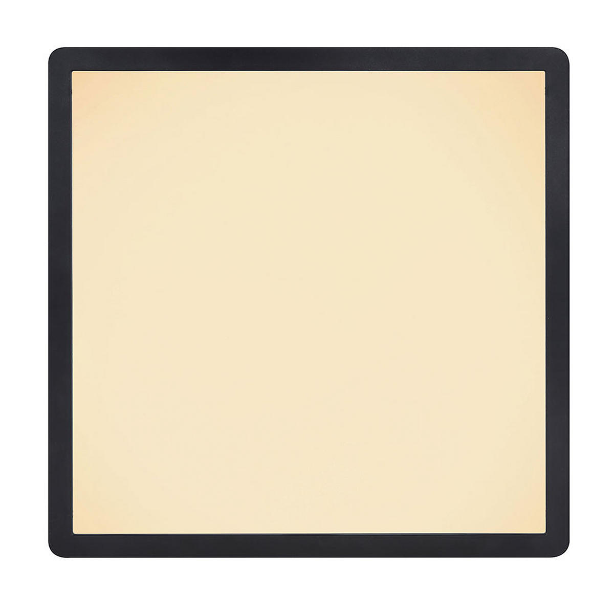 LED DECKENLEUCHTE Sapana Schwarz - Schwarz, Kunststoff (29.4/29.4/2.5cm) - Globo Lighting