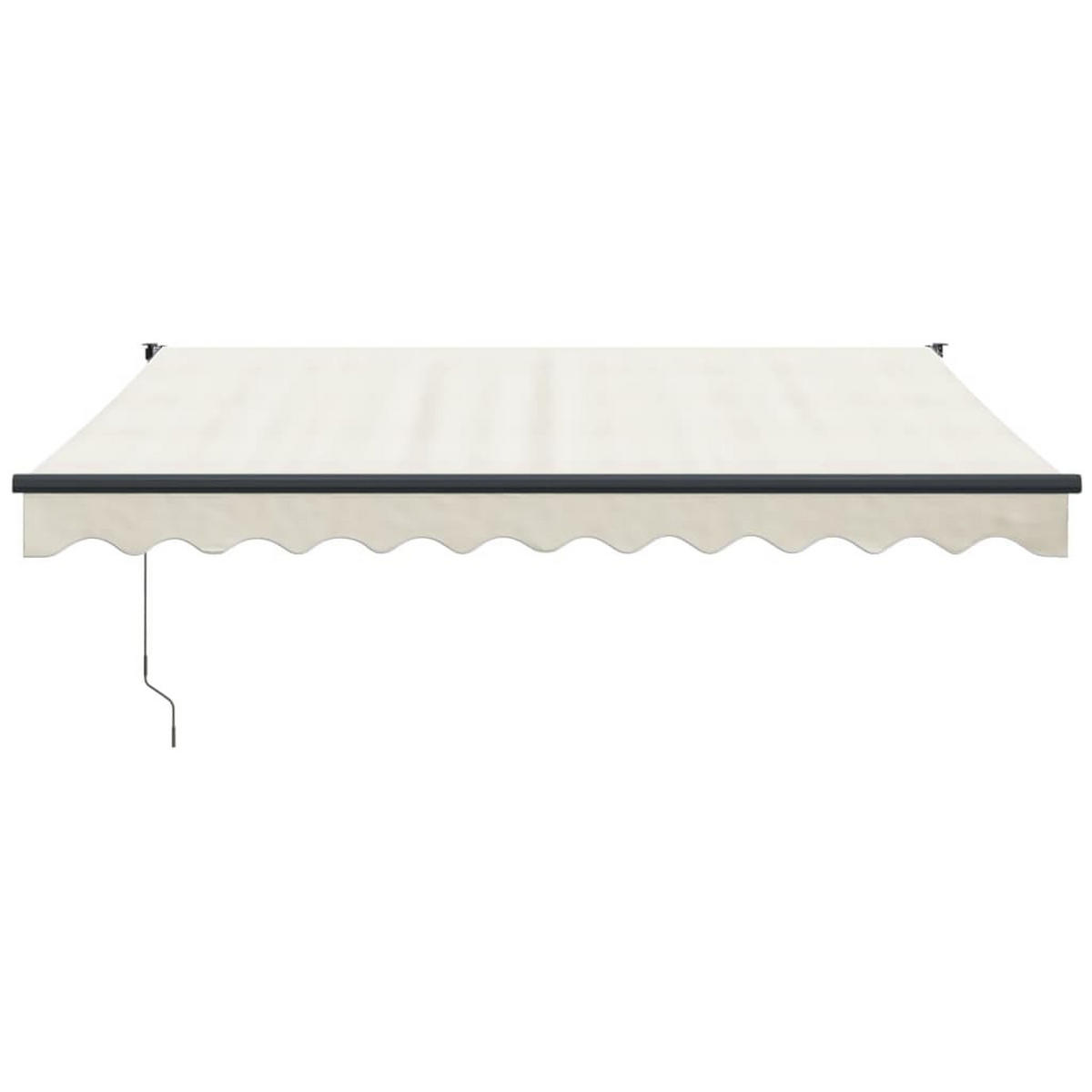MARKISE Einziehbar Creme 3x2,5 m Stoff und Aluminium - Creme, Textil (300/1/250cm) - furnicato