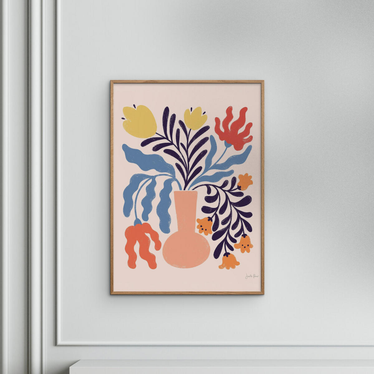 POSTER Wild Apple - Floral No. 1 - Multicolor, Papier (50/70/0.1cm) - Poster&Frame