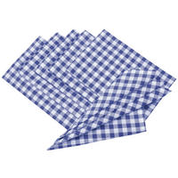 STOFFSERVIETTEN, 6er-Set, 45x45 cm, 100% Baumwolle, Blau - Blau, Textil (45/45cm) - Zollner
