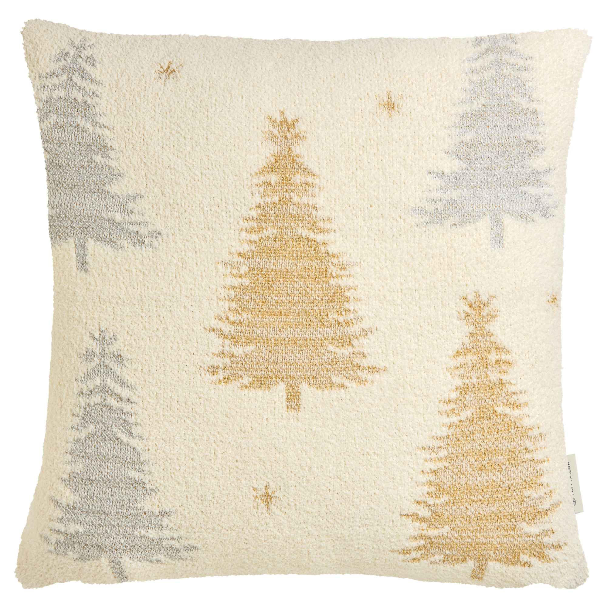 ZIERKISSENHÜLLE WEIHNACHTSKISSEN - Beige, Textil (45/45cm) - Tom Tailor