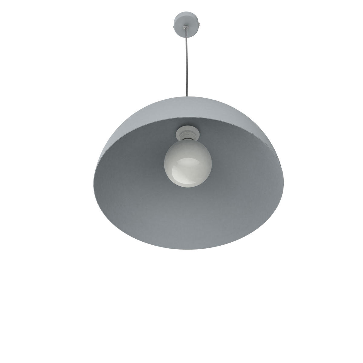 HÄNGELEUCHTE - Grau, Metall (40/40/20cm) - Lumicom