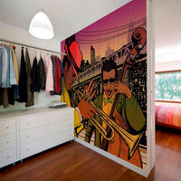 VLIESTAPETE Braun 400/309 cm - Schwarz/Braun, Textil (400/1cm) - KUNSTLOFT