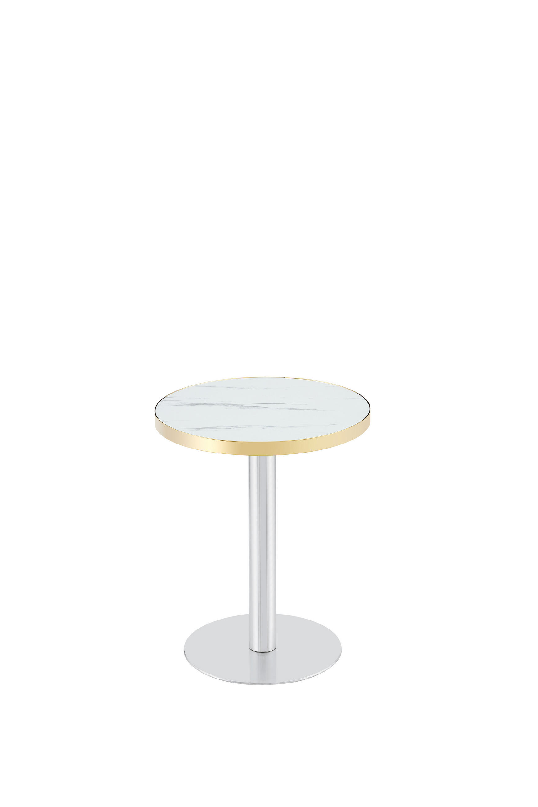 ComfortXL Beistelltisch Weiß 60x74x60 cm