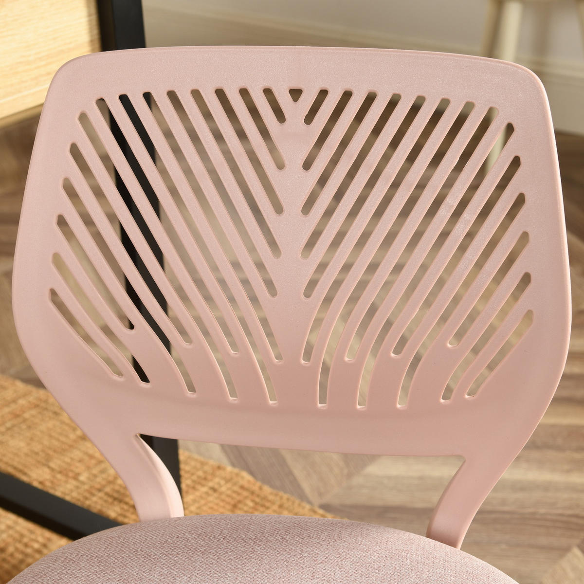 DREHSTUHL Hellrosa - Pink/Hellrosa, Metall (38/85/39cm) - Urban Meuble