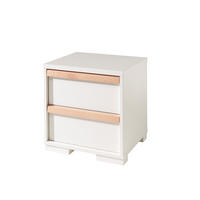 NACHTTISCH LONDON Weiß 49x40x49 cm - Weiß, Holzwerkstoff (49/49/40cm) - FURNLUX