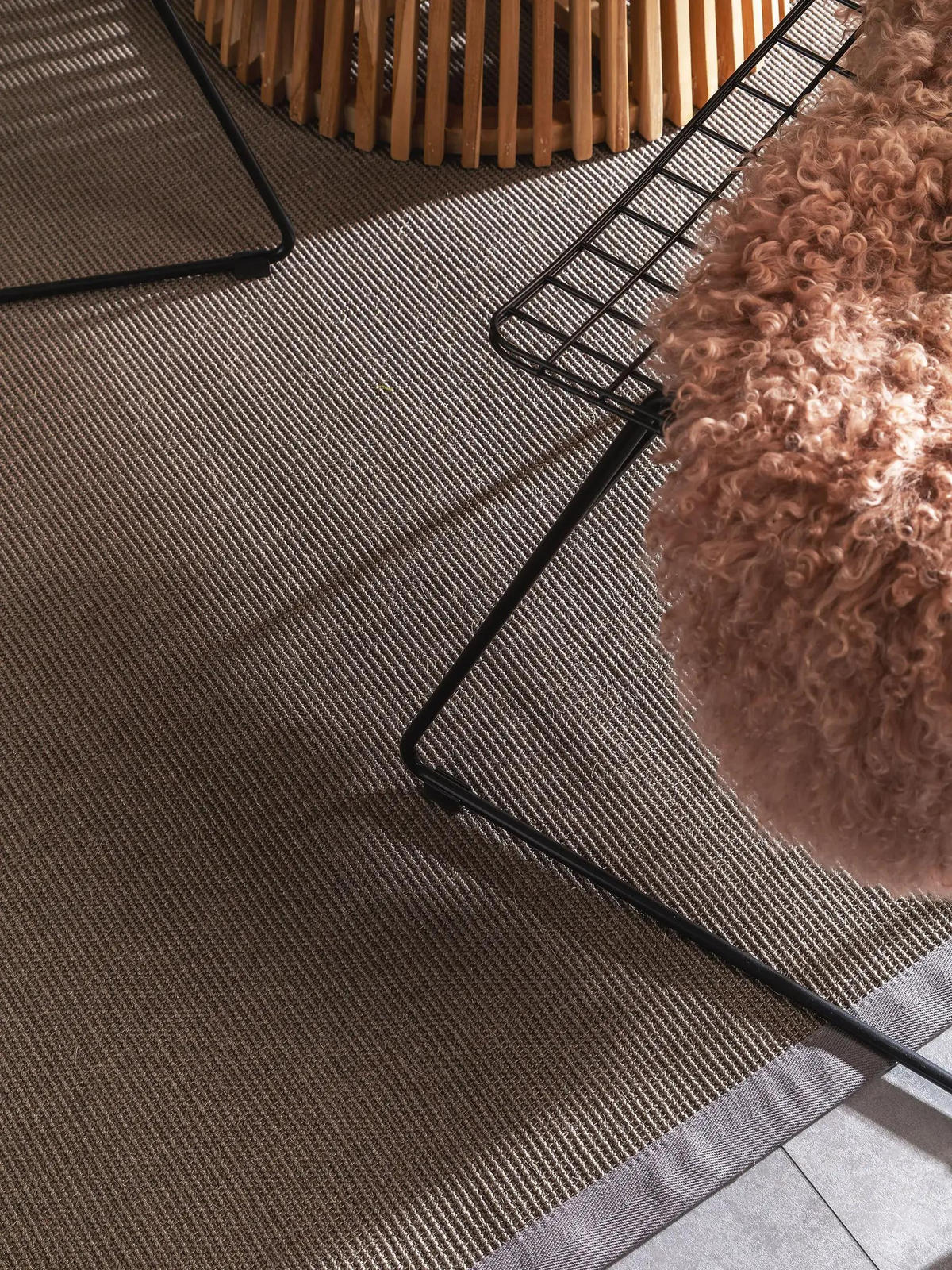 SISALTEPPICH Sana Grau 120x180 cm - Grau, Textil (120/180cm) - benuta Nest