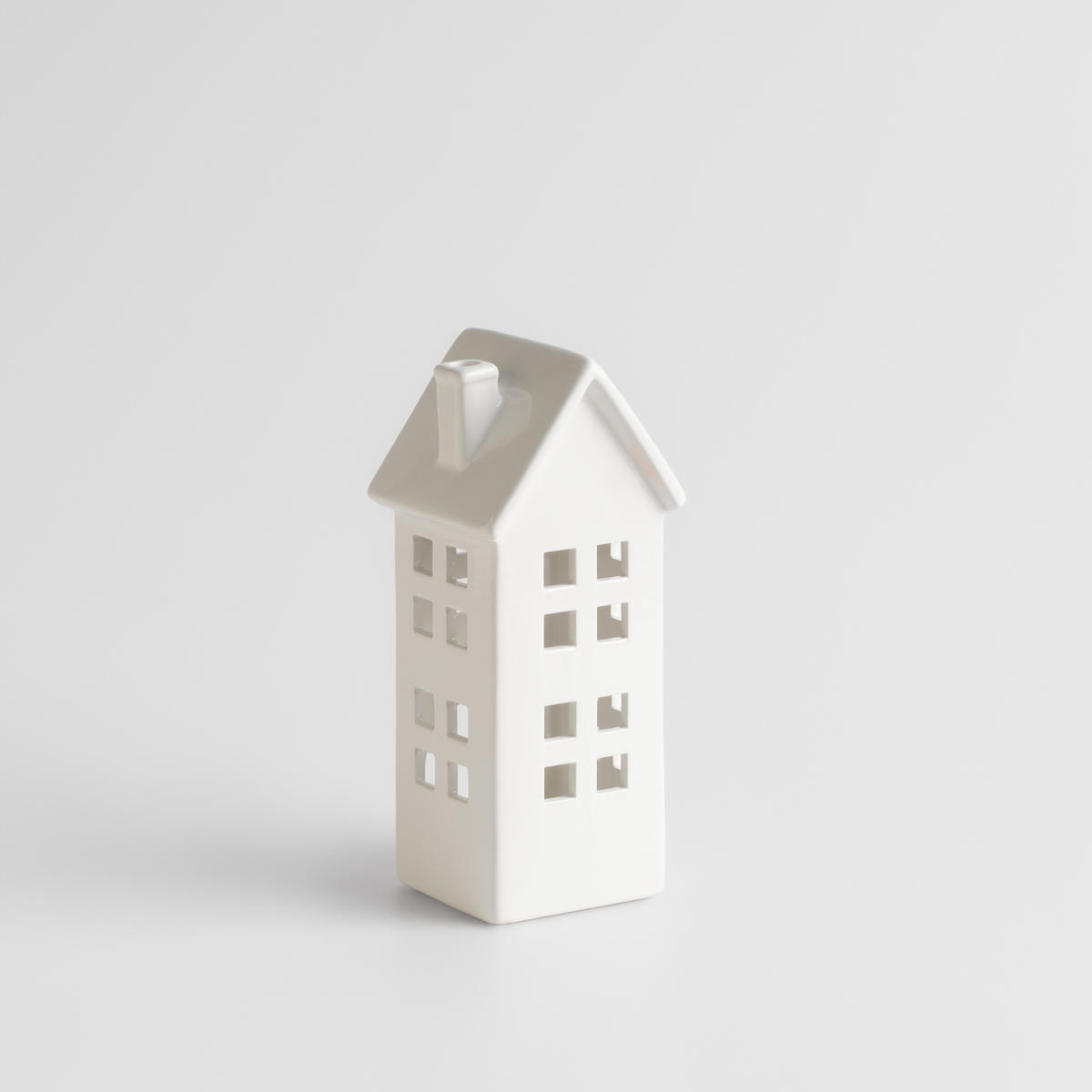 KERZENSTÄNDER Snowbound, Weiß, 29 x 11 x 12 cm, Dekorative Weihnachtsdeko - Weiß, Keramik (11/29/12cm) - home&you