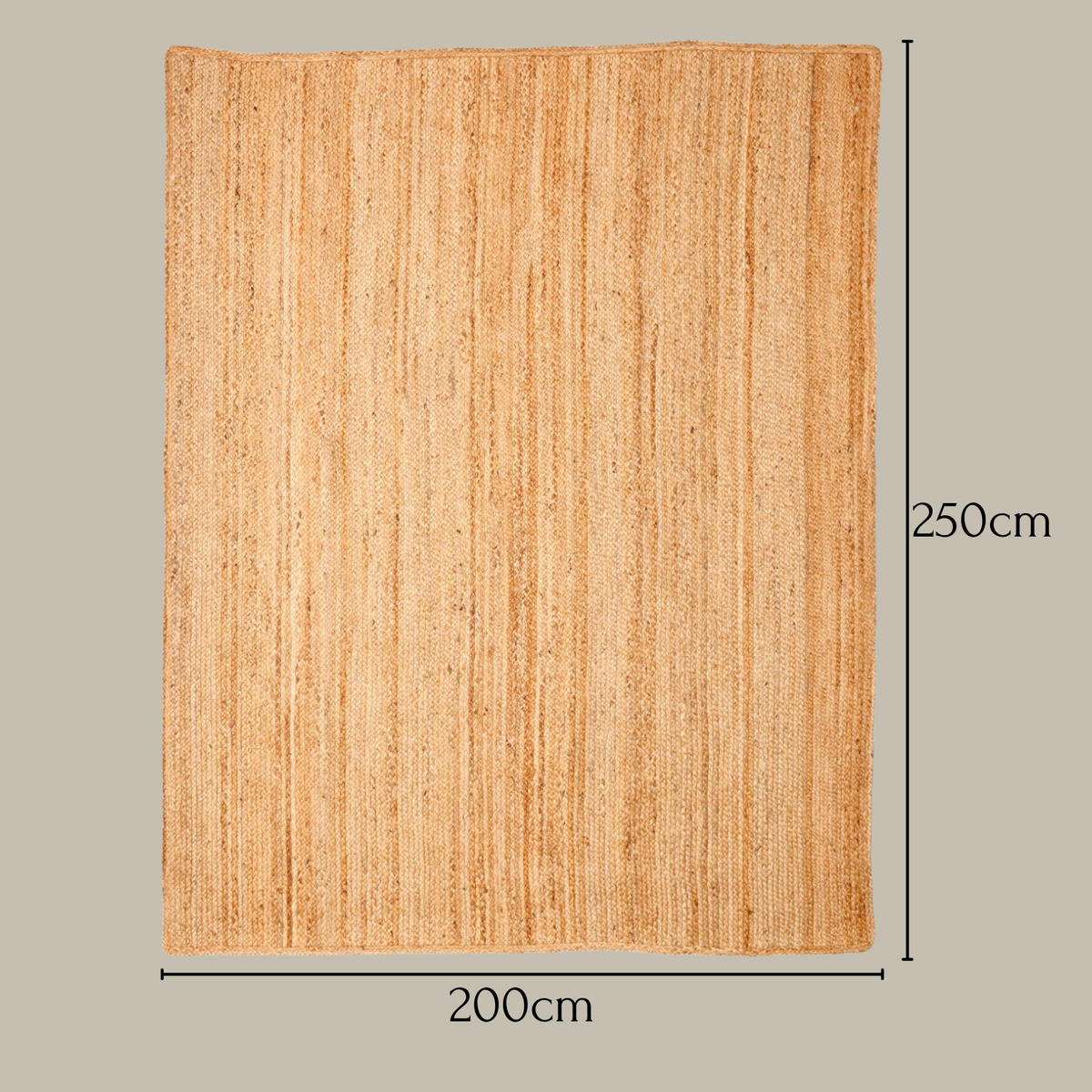 JUTETEPPICH Nitin natur 250/200 cm - Naturfarben, Naturmaterialien (200/250cm) - My-Rug