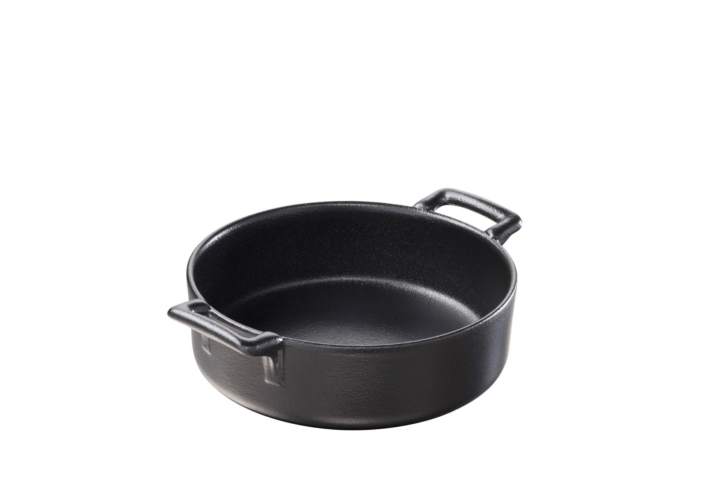 VORSPEISE- DESSERTSCHALE 29 cl Gusseisenoptik - Schwarz, Keramik (12cm) - Revol Porcelaine France