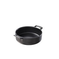 VORSPEISE- DESSERTSCHALE 29 cl Gusseisenoptik - Schwarz, Keramik (12cm) - Revol Porcelaine France