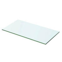 WANDBOARD 50/20/0,8 cm aus Glas Transparent - Transparent, Glas (50/0.8/20cm) - vidaXL