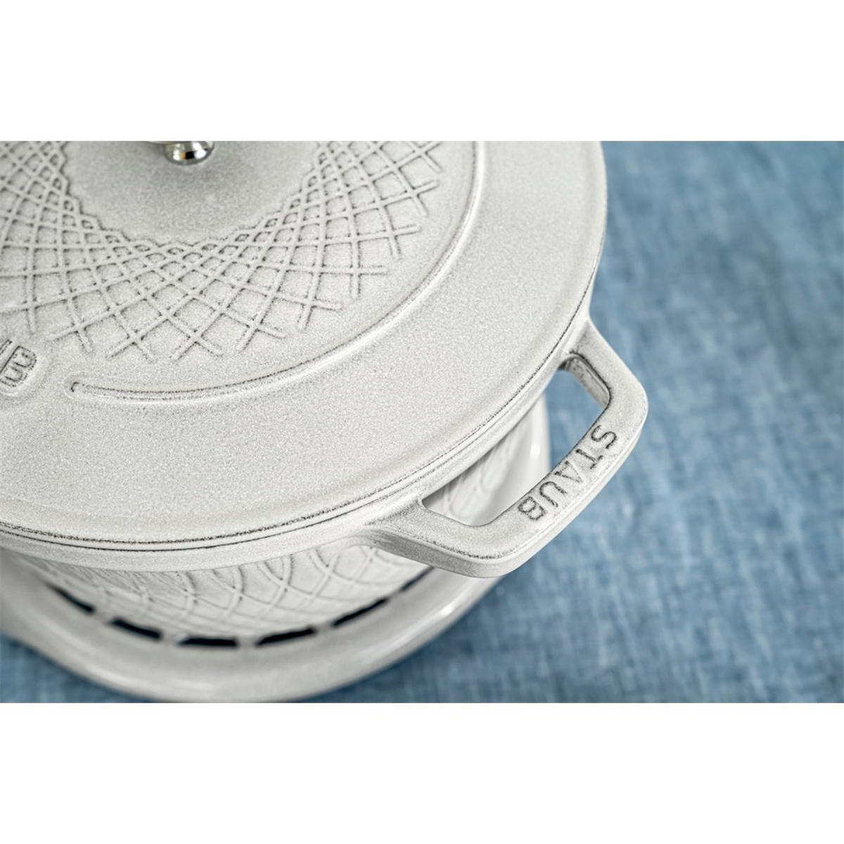 TOPF Grau 26.4/21/14.2 cm 102318700 - Grau, Metall (20cm) - Staub