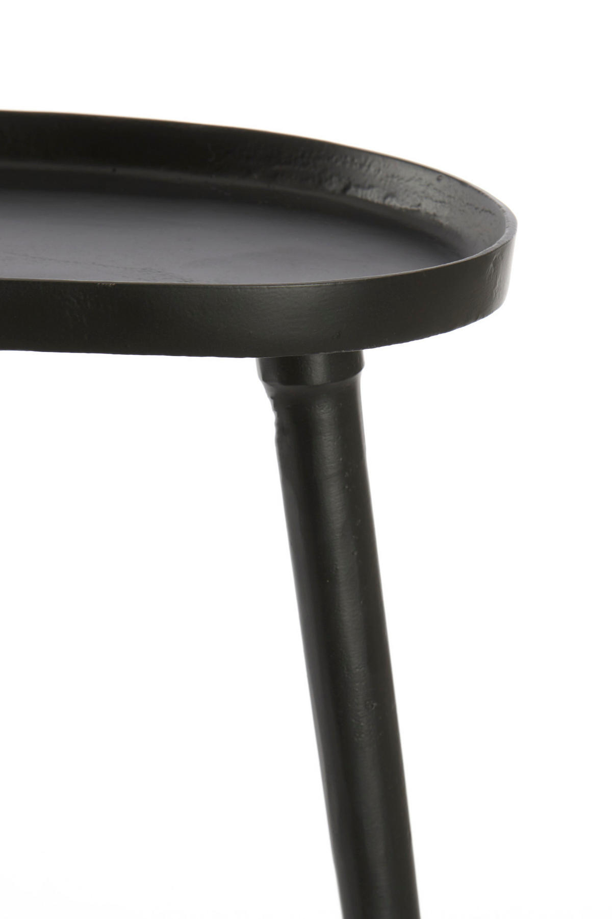 BEISTELLTISCH Lienz Schwarz 53/30/48 cm - Schwarz, Metall (53/30/48cm) - Light & Living