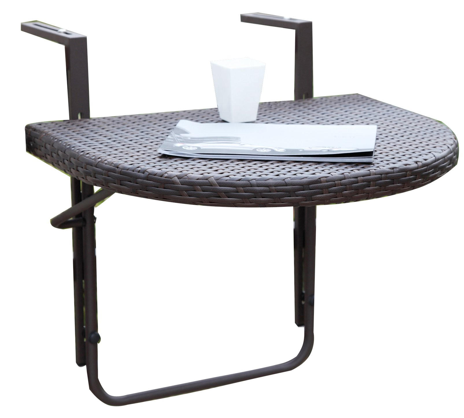 Deluke Balkontisch Braun 60x43x50 cm