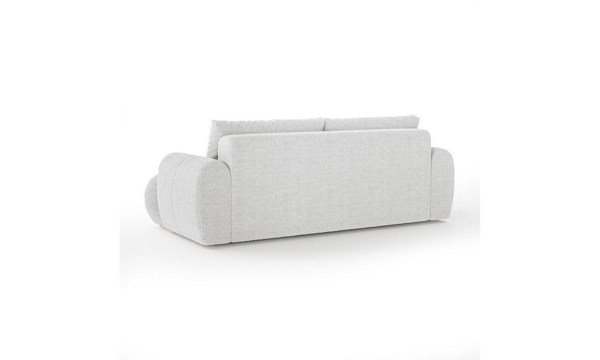 SCHLAFSOFA CORAL 250/100/85 cm mit Bettkasten Stoff Coral 70 - Creme, Textil (250/85/100cm) - Lookway