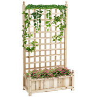 HOCHBEET, Tannenholz, Naturholz - Naturfarben, Holz (28/120/64cm) - Outsunny