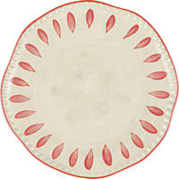 SERVIERTELLER Domitilla Magenta - Multicolor, Keramik (32cm) - Rose & Tulipani