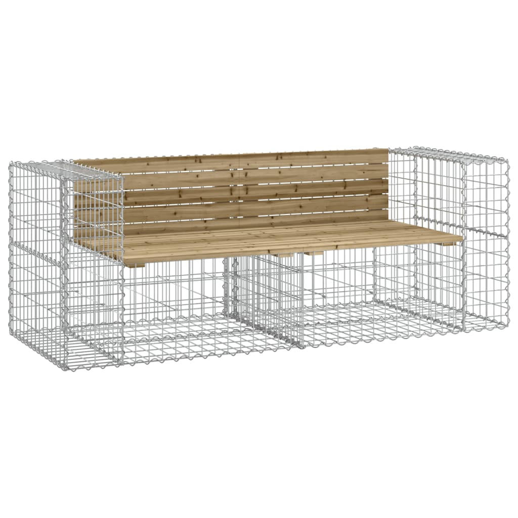 furnicato Gartenbank Braun 184x65.5x71 cm