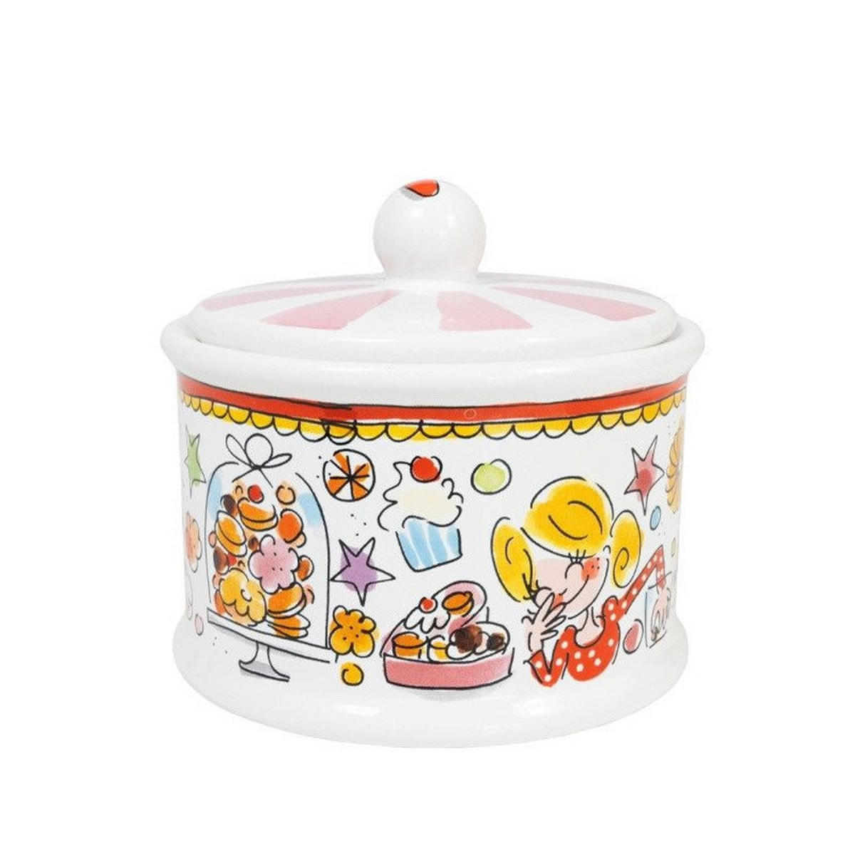 VORRATSDOSE Bon Bon Sweet in Bunt - 14 x 13cm - Multicolor, Keramik (14/13/14.3cm) - Blond Amsterdam