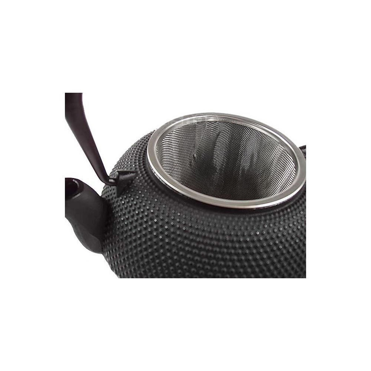 TEEKANNE Schwarz 15.5/15.5/17 cm KH3331 - Schwarz, Metall (0.85L) - Kinghoff 