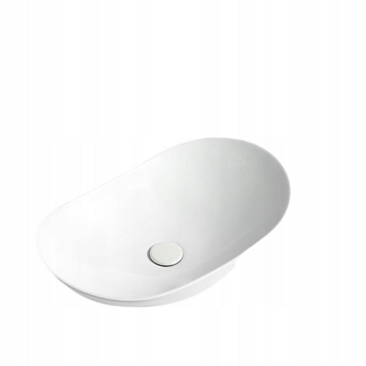 WASCHBECKEN, weiß 60.5/36/15 cm - Weiß, Holzwerkstoff (60.5/15/36cm) - Rebiko