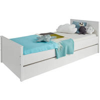 BETTGESTELL FARGE 90x200cm, weiß - Weiß, Holz (97/78/209cm) - KONSIMO®