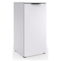 KOMMODE Level weiß 41 / 41 / 92cm - Weiß/Grau, Holz/Holzwerkstoff (41/92/41cm) - Wimex