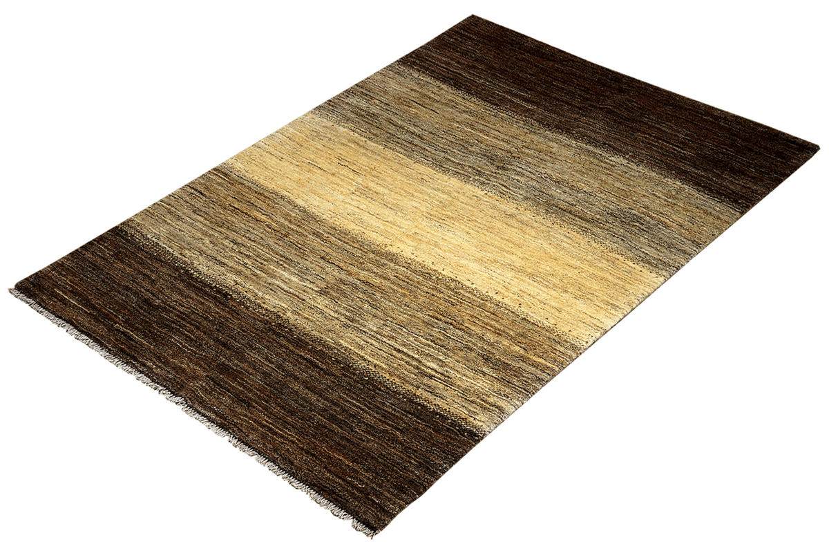 GABBEH-TEPPICH handgeknüpft Braun 238/167 cm Schurwolle - Braun, Textil (167/238cm) - Looma