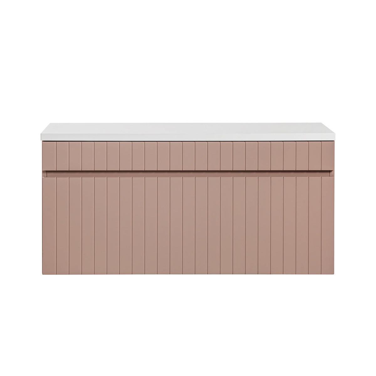 WASCHTISCHUNTERSCHRANK 100.4cm Zelie Rose - Pink, Holzwerkstoff (100.4/48/46cm) - Petits-meubles