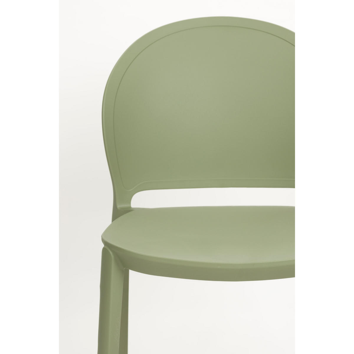GARTENSTUHL Sjoerd Grün - 4 er Set - Grün, Kunststoff (45/82/52cm) - Housecraft Living