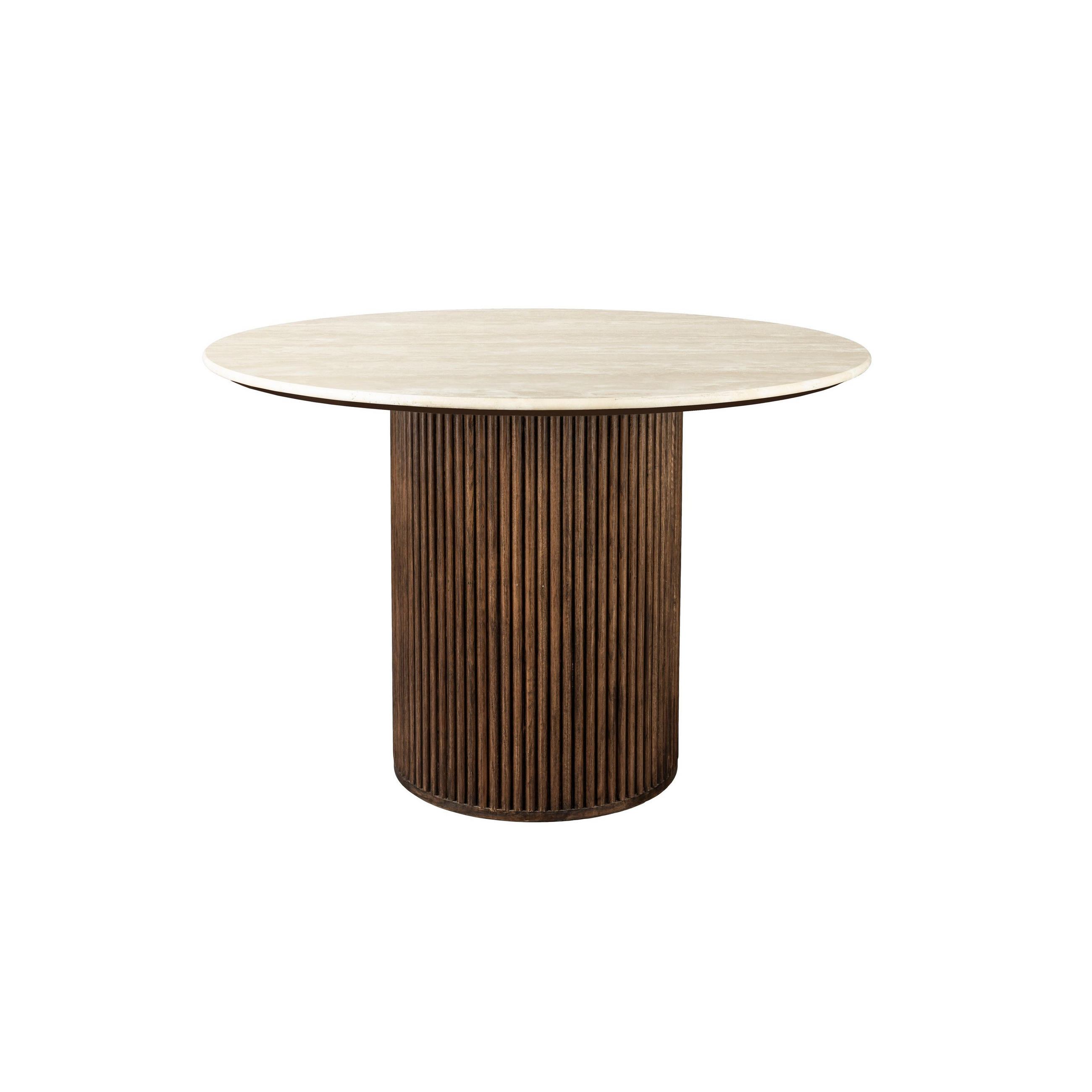 ESSTISCH Arda Rund 115 cm - Beige, Holz (115/115/76.6cm) - Dutchbone