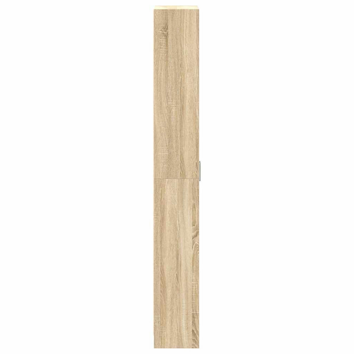 KLEIDERSCHRANK mit 2 Türen, 5 Regalen 55/25/189 cm aus Holzwerkstoff Sonoma-Eiche Dekor - Sonoma Eiche, Holz (55/189/25cm) - vidaXL