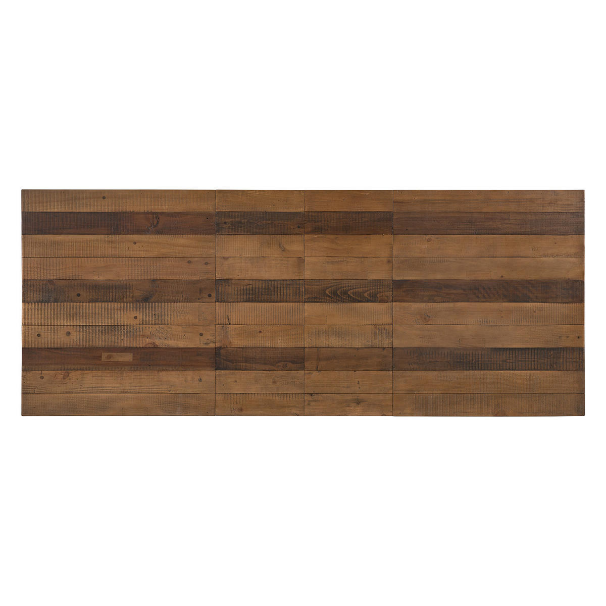 ESSTISCH mit Ausziehfunktion - Altholz Pinie / Metall - Pinienfarben, Holz (100/170/76cm) - home24