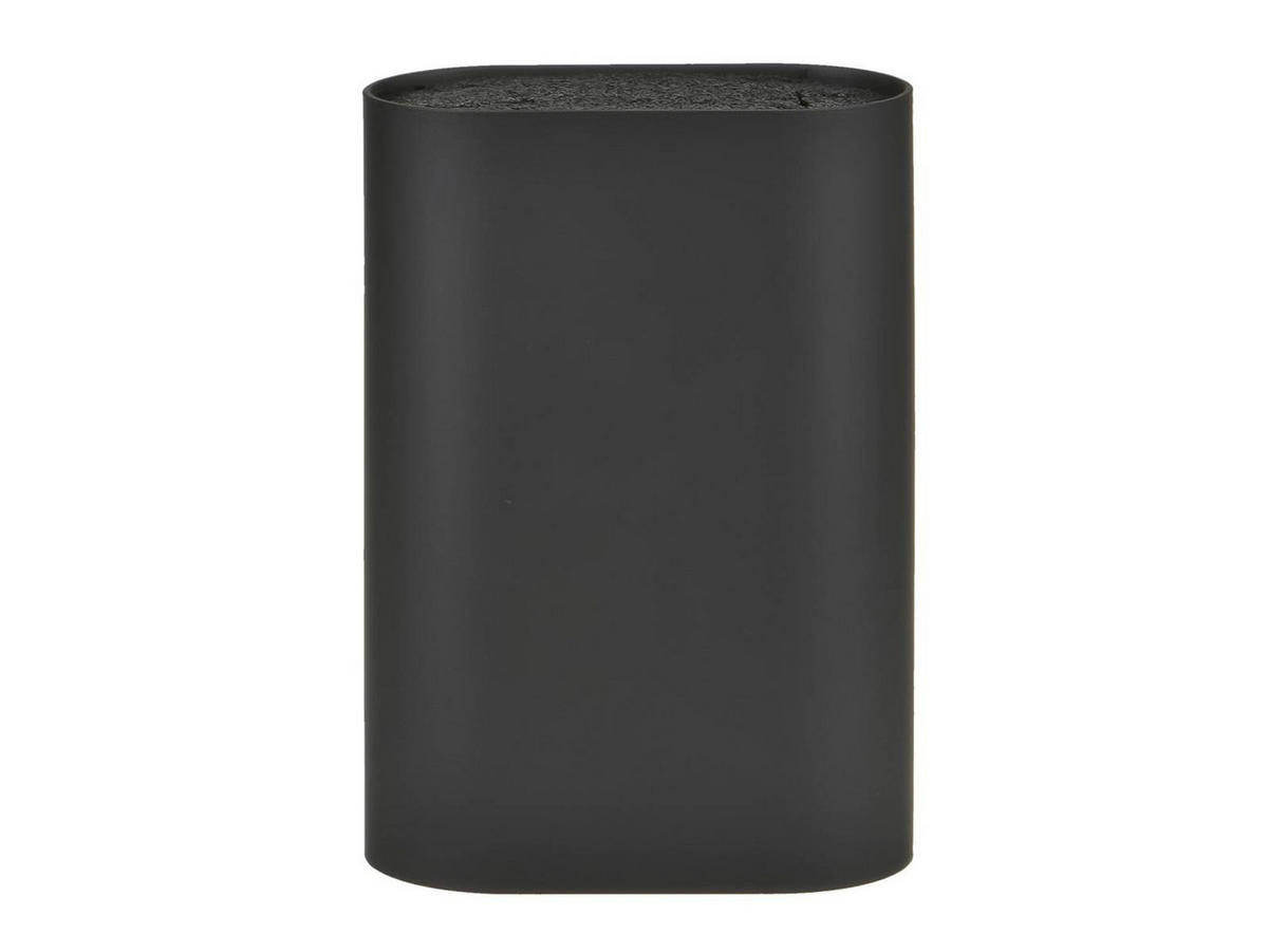 MESSERBLOCK Singles schwarz - Schwarz, Kunststoff (9/24/17cm) - Zone Denmark