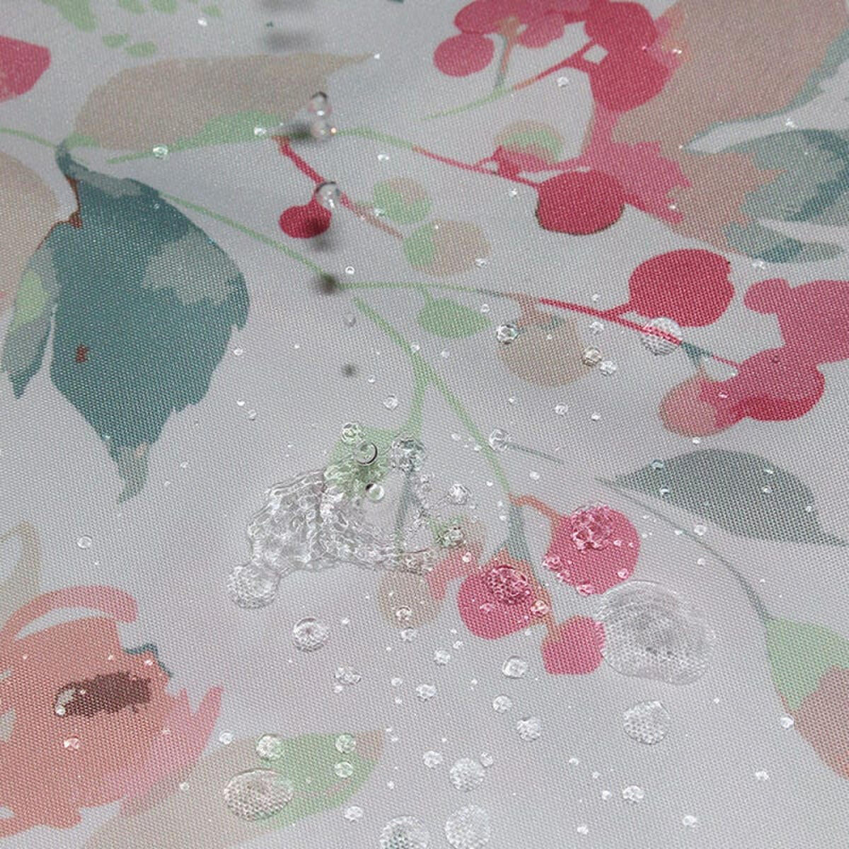 DUSCHVORHANG Rosa Polyester schnell trocknend wasserdicht maschinenwaschbar mit Haken Badezimmer - Pink, Textil (120/180cm) - MCBOSON