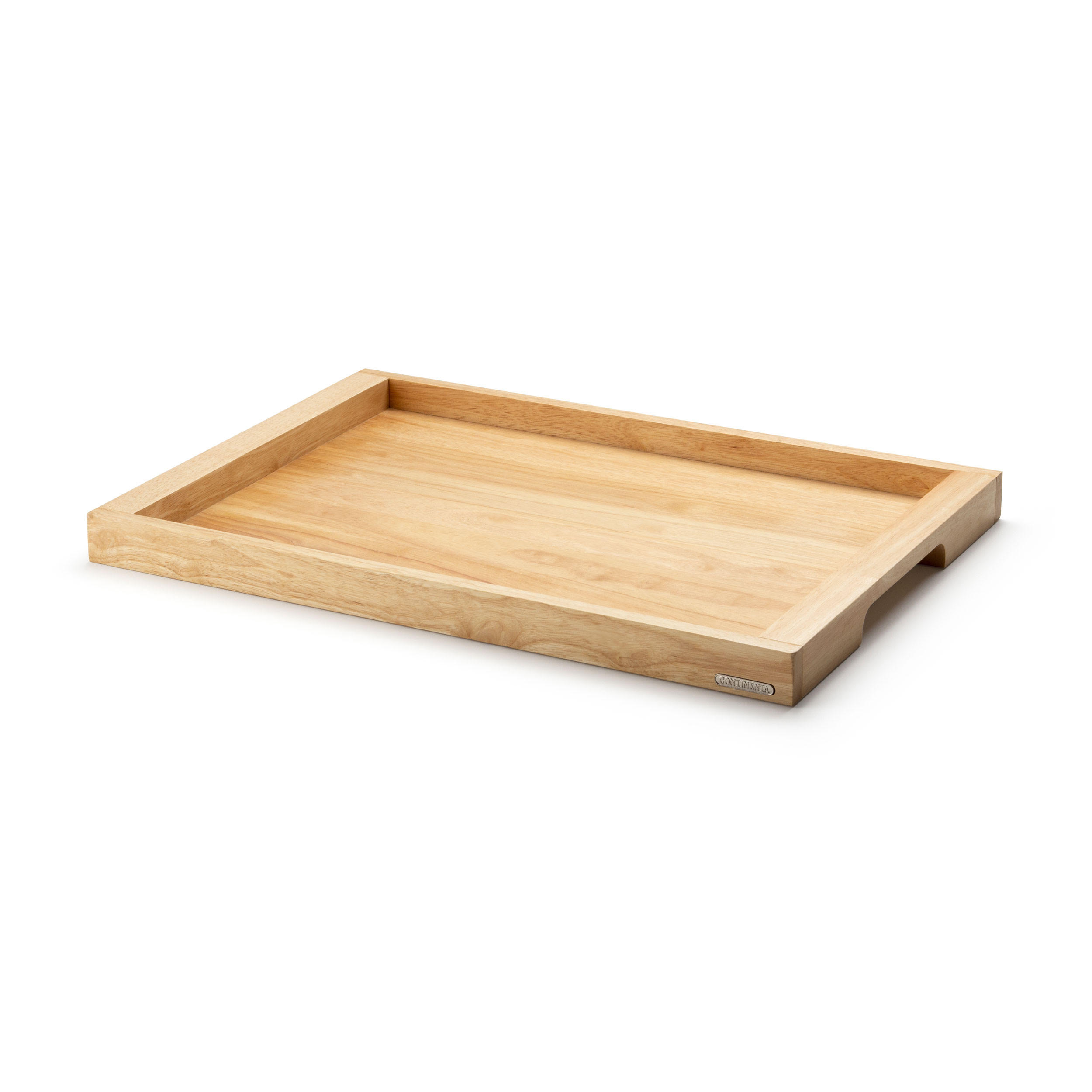 TABLETT, Gummibaumholz, 59 x 40 x 4.3 cm - Braun, Holz (40/4.3/59cm) - Continenta